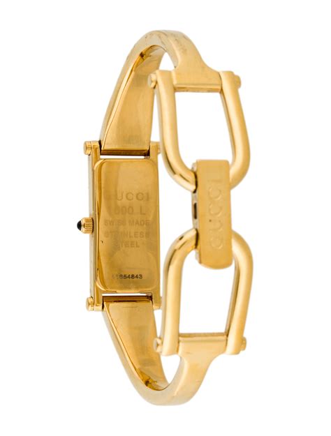 gucci horsebit bangle watch